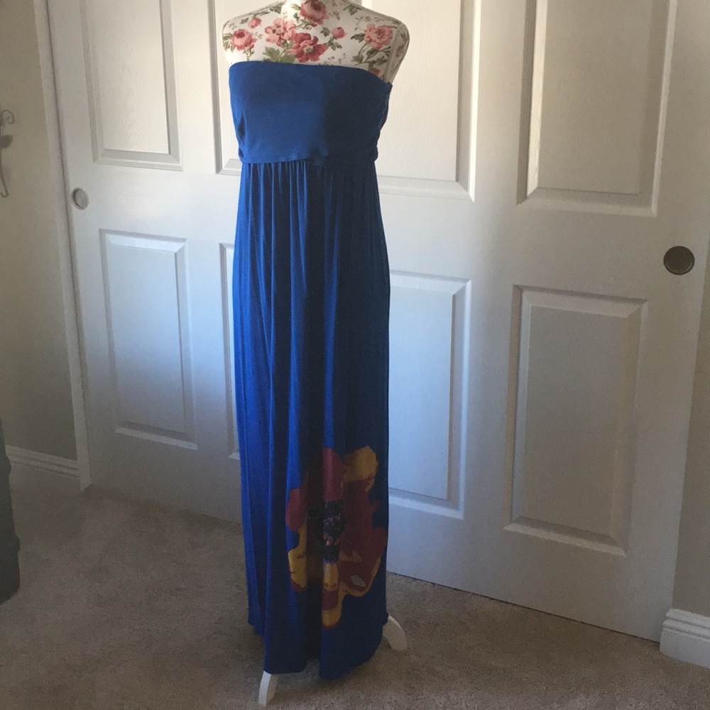 Royal Blue maxi dress